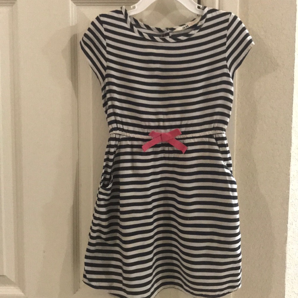 Girls striped dress